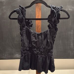 Abercrombie & Fitch linen tank XS